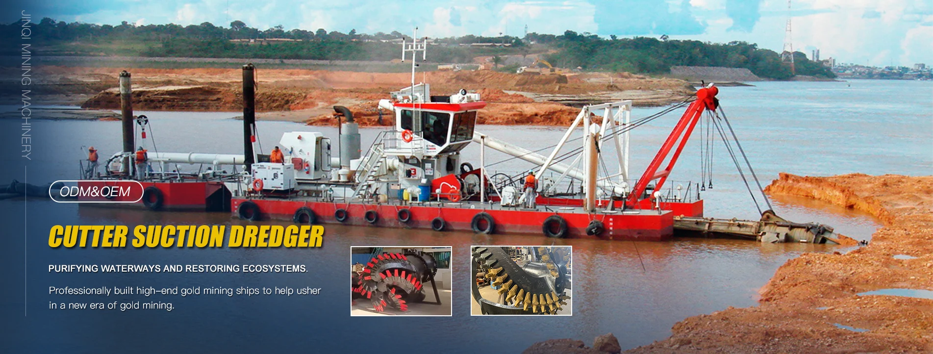 China Cutter Saug Dredger Fournisseur