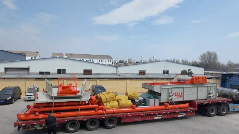 Widderhuelen Bestellung aus Zentralasien! Jinqi Gold Biergbau Écran Eenheet geschéckt