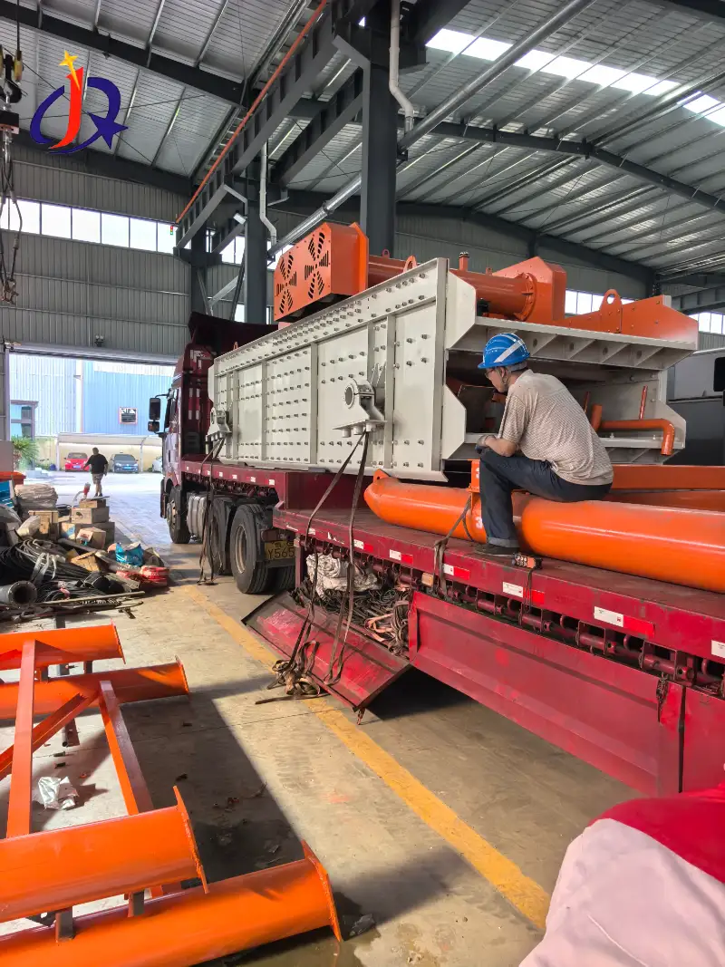 VERSJENDUNG VUN VIBRATIOUN SCREEN GOLD WASHUNIT FIR MYANMAR PROJECT