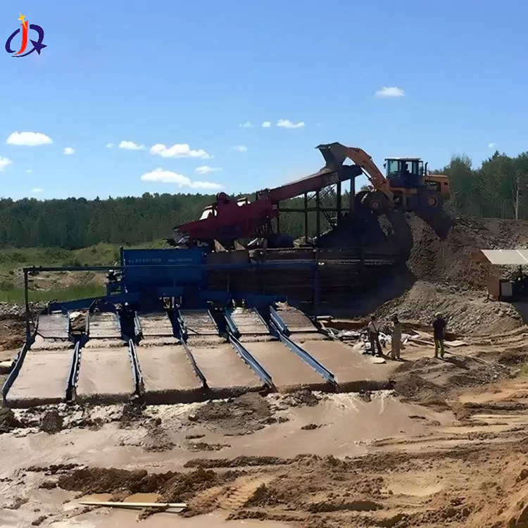 Clay Alluvial Gold wäschen Planzen